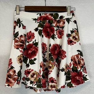 Floral Mini Skirt